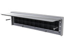 High Performance Aluminium Letterplate With Twin Brush & Flap – Interior Use