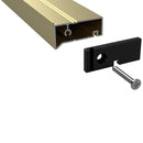 High Professional Black UPVC Infill Bar 51 End Caps – Durable Leak Protection For Doors | 2-Pack