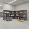 Heavy Duty Industrial Shelving 5-Tier | 1980mm High | 340kg Capacity | Chipboard Shelves | Blue & Orange