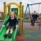 Safety Mats for Play and Protect - 1m x 1m Rubber Tiles, Anti-Slip, Weather-Resistant, Insulated, Ideal for Playgrounds, Gyms, Pools