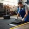 Premium Garage Floor Tiles Kit - Coin Pattern for Heavy Duty Use