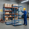 Premium Heavy Duty Industrial Shelving 2440mm High - 200kg Capacity - Steel Galvanised Blue UK