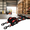 600kg 25mm Auto-Retract Ratchet Straps, 3m max length – 2-Pack