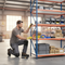 Heavy Duty Industrial Shelving - 1830mm High - 200kg Capacity - Melamine - Blue & Orange
