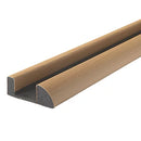 Heavy Duty Wood Effect Foam Under Door Seal | Fits 3–30mm Gaps  | Draught & Dust Protection For Internal Doors