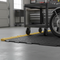 Heavy Duty Garage Interlocking Ramped Male Edges - Yellow/Black