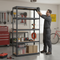 Heavy Duty Garage Shelving 2130mm High | 200-280kg Capacity | Grey Steel Racking