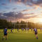 Premium Heavy Duty Steel Rugby Posts - 6m Height, 3mm Thick with Stabilising Sockets and Stainless Steel Fasteners