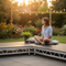 Premium 4x4ft Portable Triangle Stage Deck with Non-Slip Coating and Bolt Together Construction