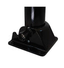 76mm Black & Yellow Fold Down Parking Post With Integral Lock & Chain Eyelet