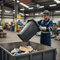 Heavy-Duty Wheeled Bin – Dark Grey Mobile Waste Container