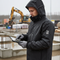 Professional Waterproof Manchester Shell Jacket with EN SPEC 343 Certification and Versatile Hood Options