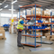 Premium Industrial Shelving Unit 2440mm High | 200kg Capacity | Steel Shelves | Blue & Orange Warehouse Racking
