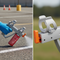Professional Aerosol Gun Handle for Efficient Ground Marking in Sports and Parking Areas