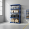 Premium Industrial Shelving Unit - 2130mm High - 5 Tier Heavy Duty Storage - 200/280kg Per Shelf - Blue Powder Coated Steel