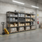 Pack of 4 Premium Industrial Shelving 2130mm High - 280kg Capacity - Grey Steel Racking UK