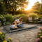 Premium Heavy Duty 8 x 4ft Triangle Portable Stage Deck with Non-Slip Coating and Bolt Together Construction