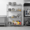 Chrome Wire Shelving Extension Bay - 1625mm High - 300kg Capacity - Expand Your Storage