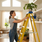 Professional Fibreglass Swingback Step Ladders - Non-Conductive EN131 - 4-6 Treads