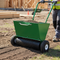 Professional Mini-Topper Drop Spreader with Adjustable Handle and 100L Capacity for Lawn Renovations