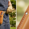Premium Heavy Duty Secateurs Holster with Belt Loop and Metal Clip for Easy Access