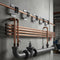 Premium Adjustable Pipe Anchor Bracket with Durable Black Coating for Secure Pipe Installations