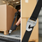 Premium Adjustable Cargo Straps with Snaphook and Overcentre Buckle - 4.5 Metre Length and High Tenacity Webbing