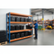 4x Heavy Duty Shelving - 2200mm High - Blue & Orange with 12x 62L Plastic Storage Boxes