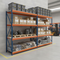Heavy Duty Industrial Shelving 1600mm High - 500kg Capacity - Boltless Blue & Orange Racking UK