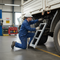 Premium Heavy Duty Underbody Access Step with 3 Rungs and Galvanized Finish for Robust Durability and Easy Installation