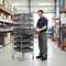 Heavy Duty Euro Box Cart | 210kg Capacity Quick Assembly Trolley UK