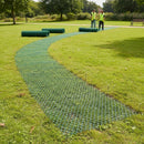 Heavy Duty Turf Reinforcement Mesh Roll – Green HDPE Grass Protection Grid for Car Parks, Driveways, Wheelchair Access & Pedestrian Areas (2-Tonne Load Bearing)