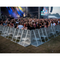 Premium Adjustable Corner Barrier Plate for Safety at Events - Lightweight Aluminium Construction with Easy Handling and Fast Assembly