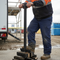 Premium Heavy Duty Boot Wiper with Dual Brushes and Freestanding Design for Effective Footwear Cleaning