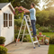 Professional Swingback Step Ladders - Aluminium EN131 - 150kg - 4-6 Treads