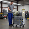 Heavy Duty Extendable Folding Trolley - Aluminium 100kg - Telescopic Handle