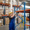 Additional Heavy Duty Steel Shelf for Industrial Racking - 0.8mm Blue & Orange - UK Stock