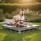 Premium Portable Aluminium Stage Deck 4 x 4ft with Non-Slip Surface and Bolt Together Construction
