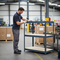 Heavy Duty Half Height Shelving 1065mm High | 280kg Per Shelf | Grey Steel | UK Garage & Workshop Storage