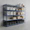 Premium Industrial Shelving 2440mm High - 200kg Capacity - Melamine - Blue - UK