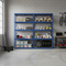 Premium Garage Shelving Unit | 1800mm High | 200-280kg Capacity | Blue Steel Storage