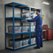 2x Heavy Duty Shelving Units - 1600mm High with 12x 24L Storage Boxes