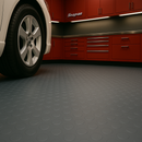 Heavy-Duty Non-Slip Rubber Flooring Roll – R11 Slip Rated, Oil-Resistant Safety Matting with Studded Penny Pattern – Custom Length Industrial Grade