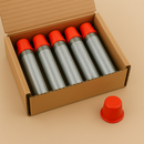 Reversible Red Tapered End Caps – 10Pack