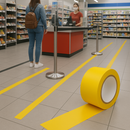PVC Floor Marking Tape For Industrial Use - 2 Pack