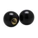 Black Duroplast Ball Knobs – For Household (12 Pcs)