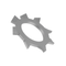 Stainless Steel External Tooth Serrated Washer For Commercial Use