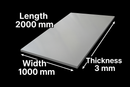 304 Mirror Polished Stainless Steel Sheet – 2000mm x 1000mm x 3mm | Premium, High-Gloss, Corrosion-Resistant for Industrial & Decorative Use