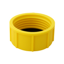 Yellow HDPE UNF Sealing Caps For Construction Applications