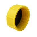 Yellow HDPE UNF Sealing Caps For Construction Applications